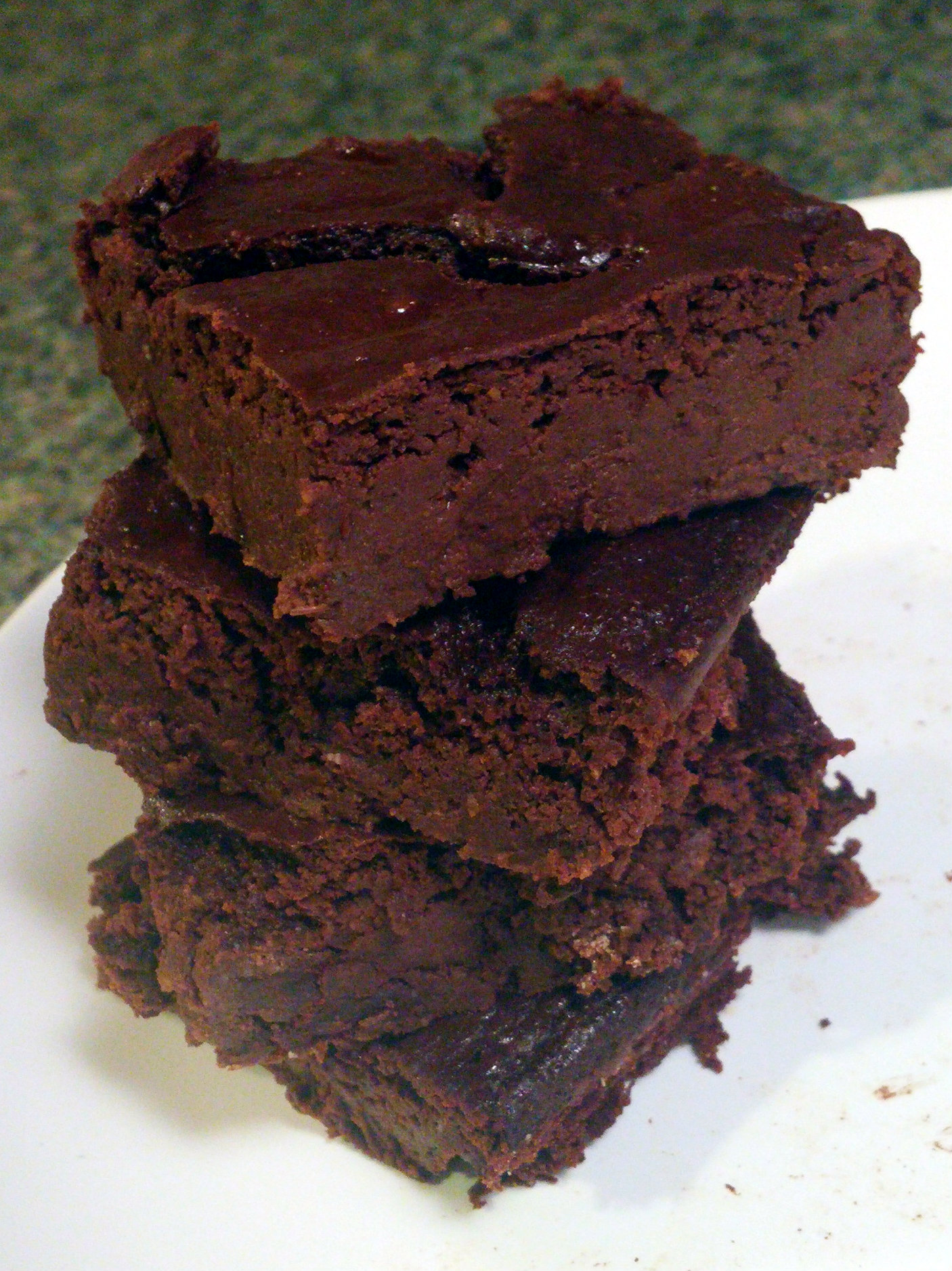 Chocolate Fudge Protein Blender Brownies - Vegan, Paleo